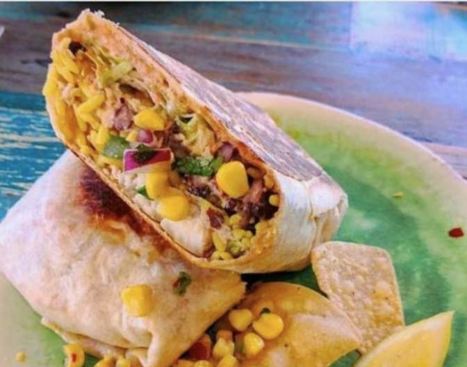 Baja Hoki Burrito (fish)