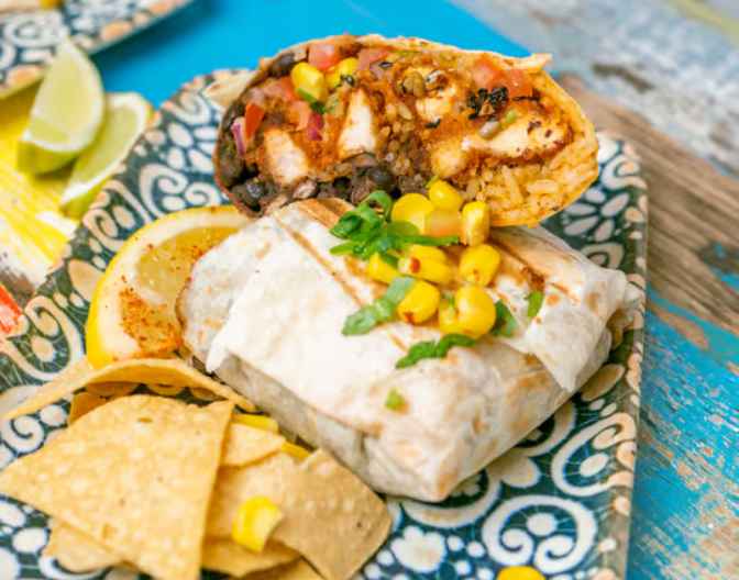 Burrito De Pollo & Chimichurri NEW